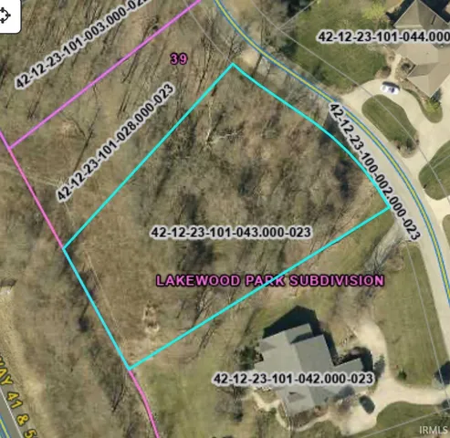 $45,000 | Lot 38 Lakewood, Vincennes, IN 47591