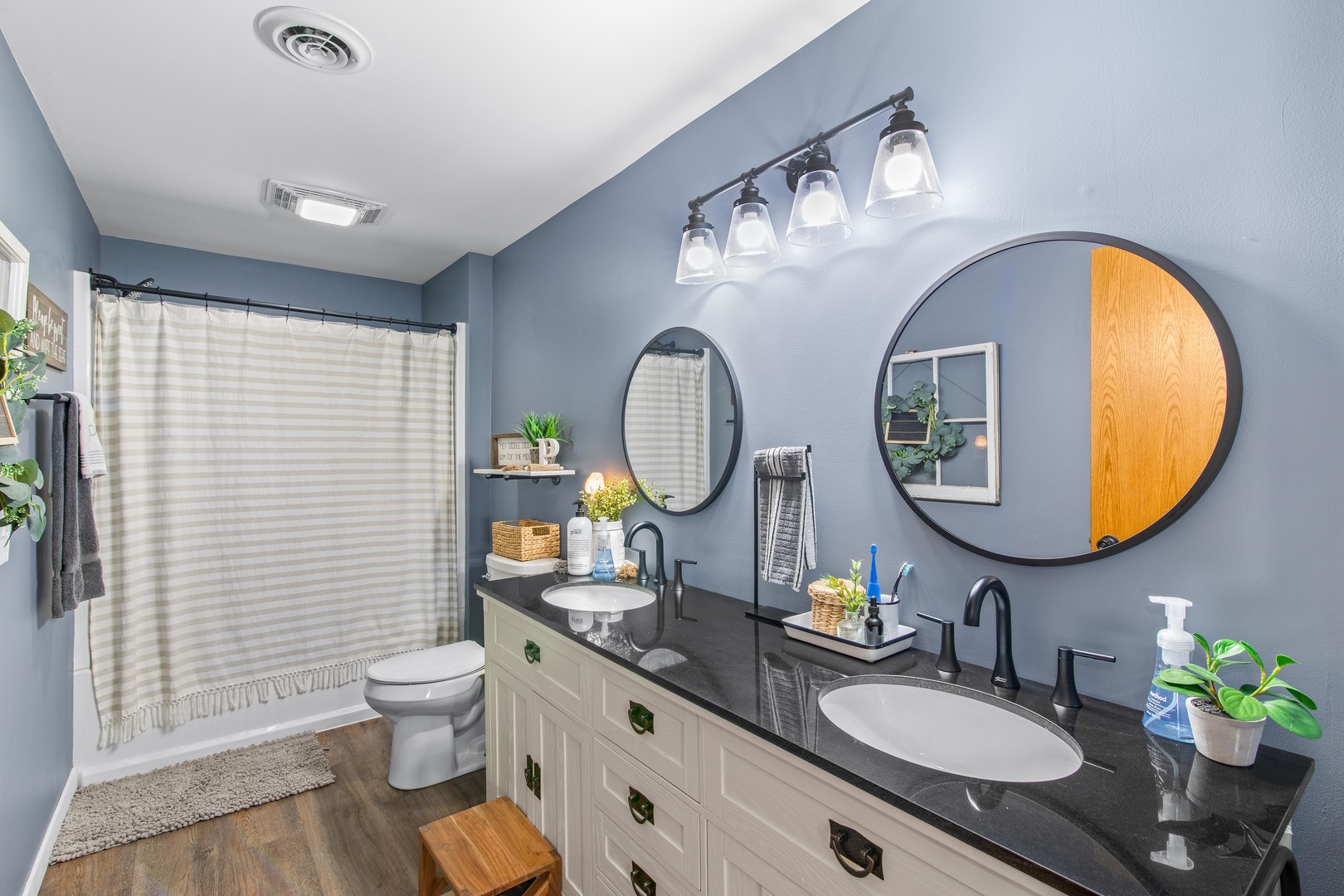 4698 East 17th Road Leland, IL 60531 - Photo 24 of 57 a bathroom with a sink mirror and toilet