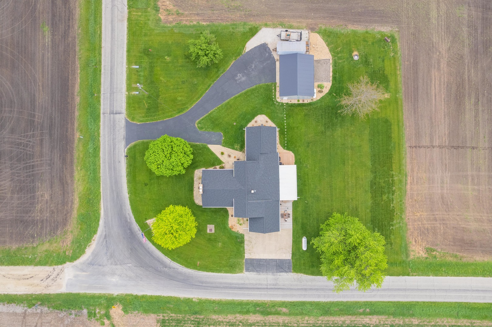4698 East 17th Road Leland, IL 60531 - Photo 57 of 57 an aerial view of a house