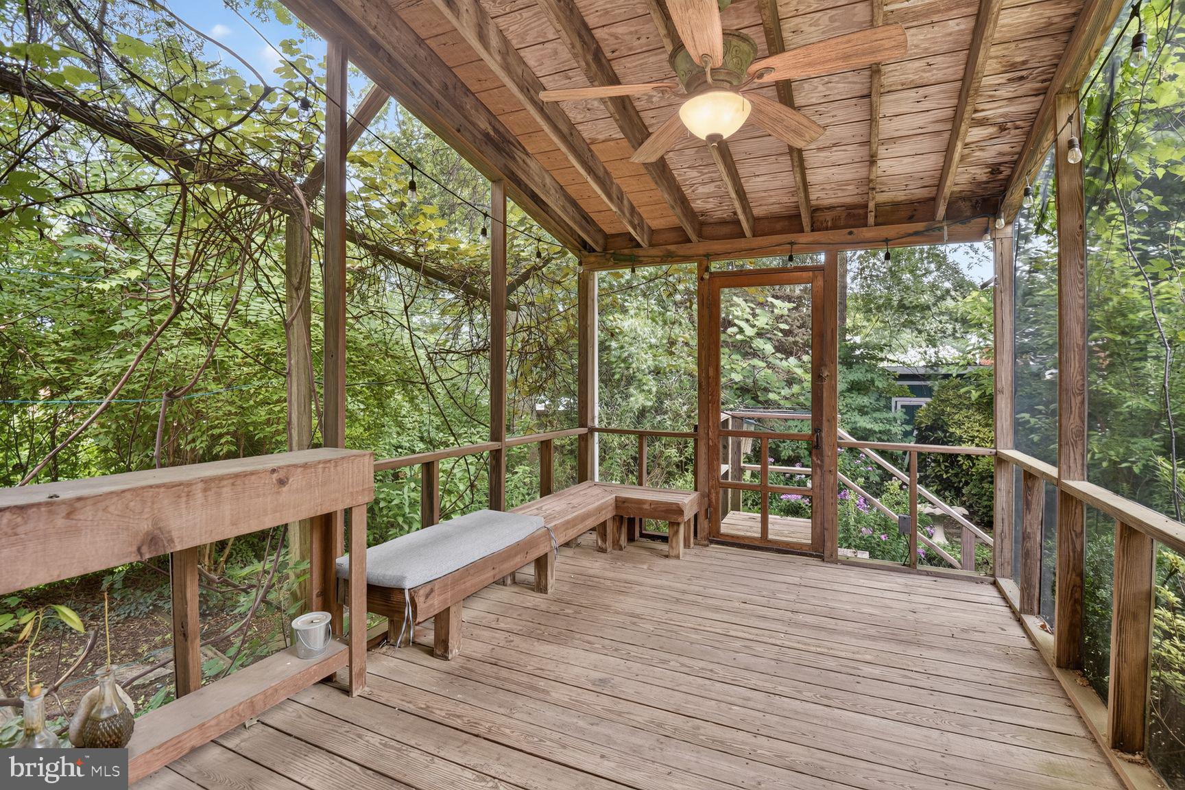 2611 Arvin Street Silver Spring, MD 20902 - Photo 31 of 42 Screened Porch with Grapevines
