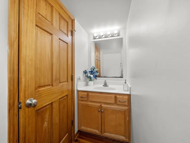 a view of room with stairs