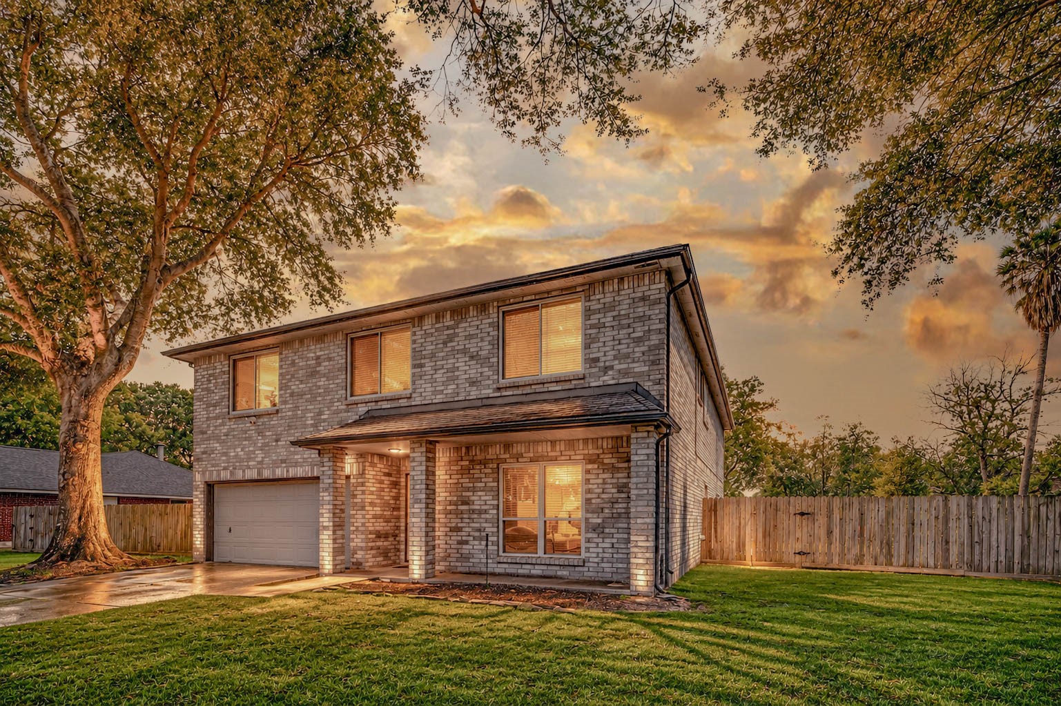 9215 Landry Boulevard Spring, TX 77379 - Photo 1 of 42 Welcome home to 9215 Landry Boulevard! Situated on a rare double lot, this four bedroom, 2.5 bathroom home offers an exceptional outdoor retreat complete with a covered patio, sparkling pool, relaxing spa, and plenty of space to entertain or unwind.