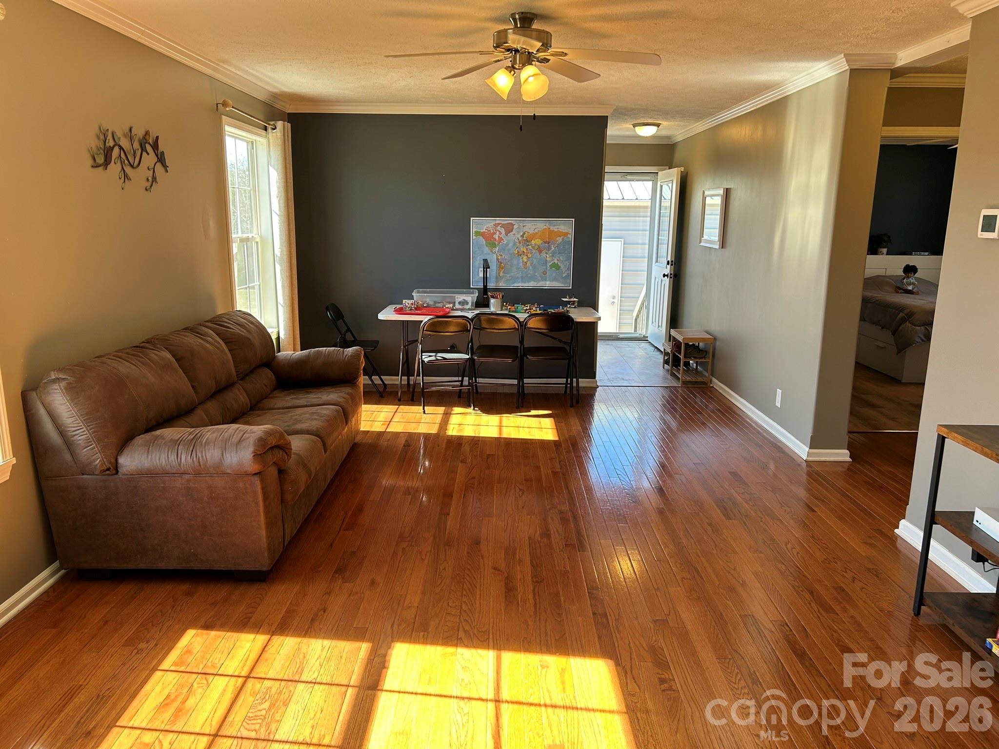 3343 Hollis Road Ellenboro, NC 28040 - Photo 34 of 48 a living room with furniture and a flat screen tv