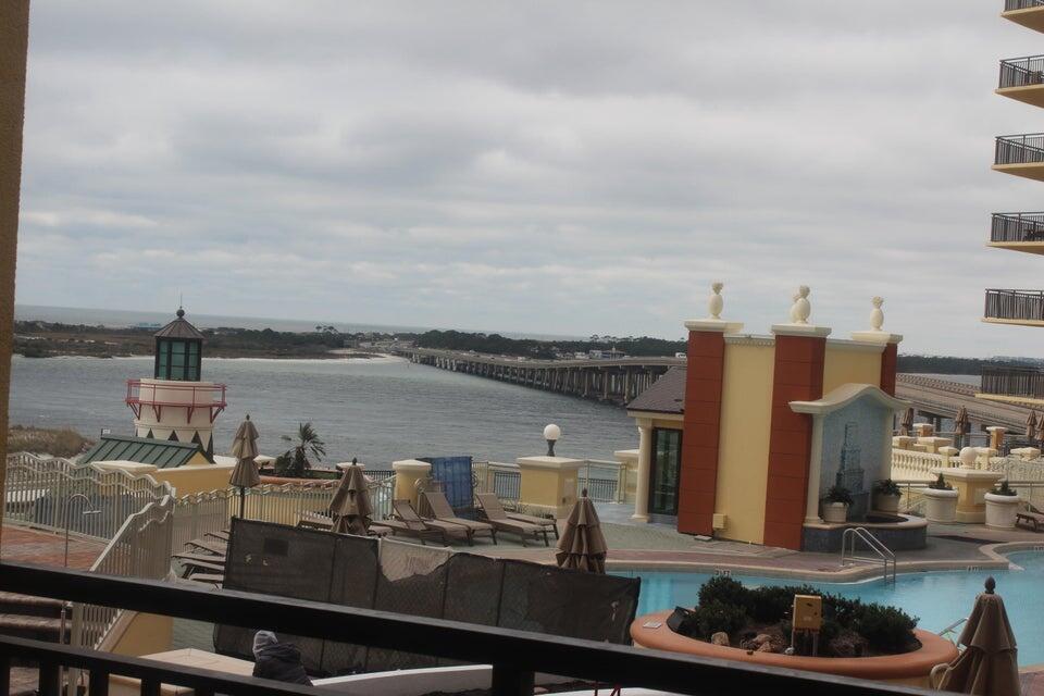 a view of a lake with a city