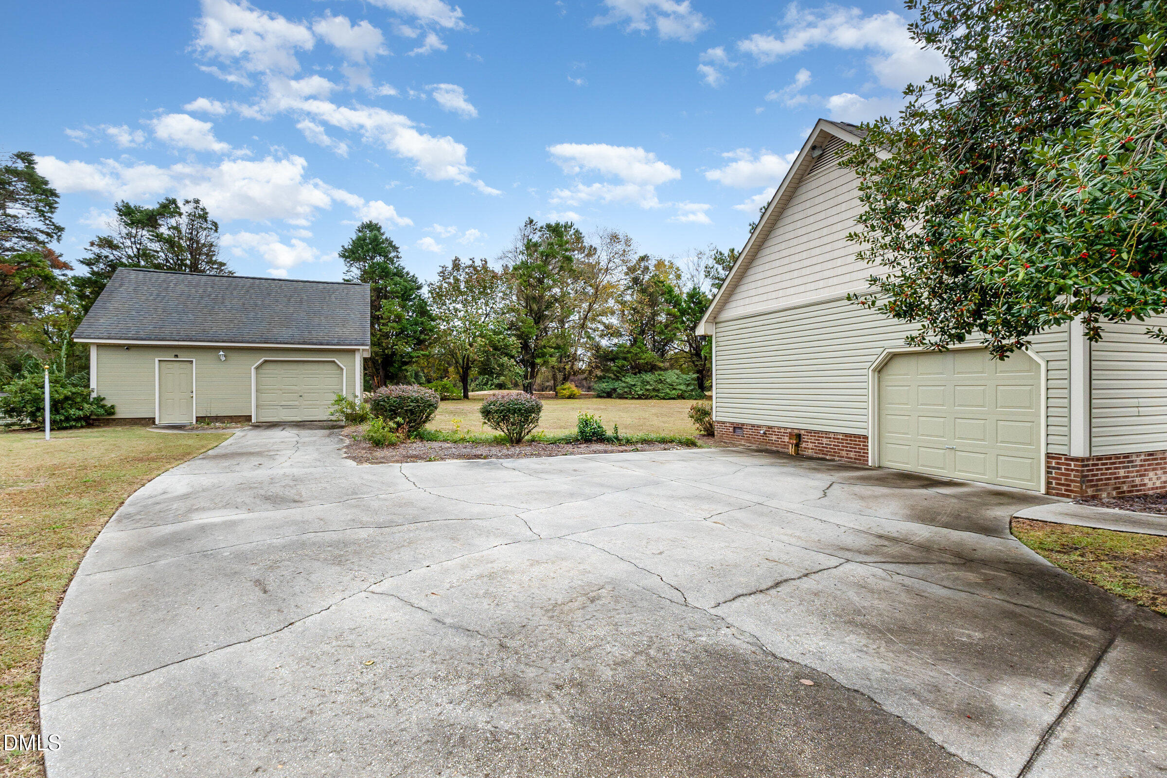 390 Sandy Ridge Road Dunn, NC 28334 - Photo 5 of 45 a view of backyard of house