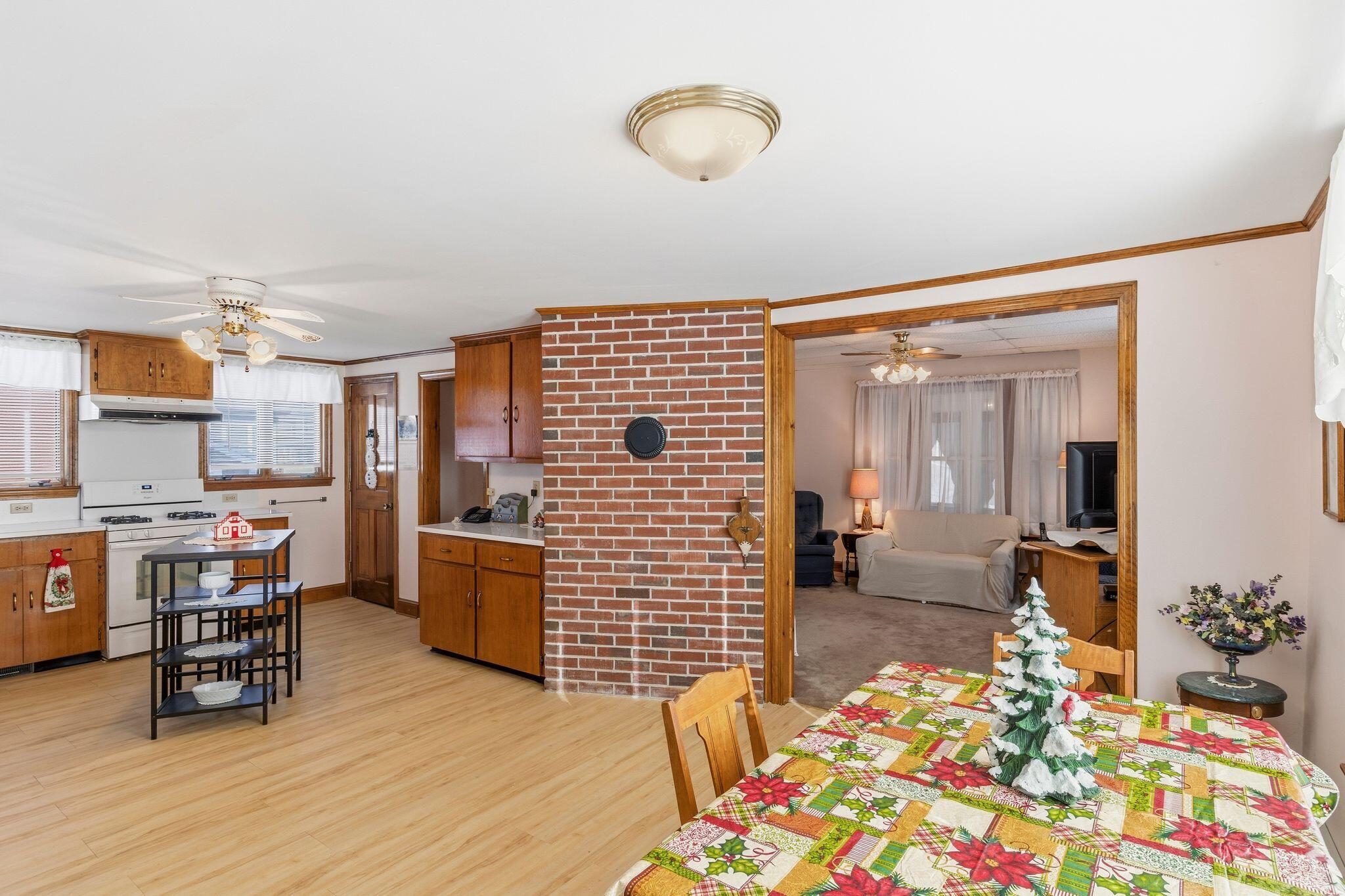 33 Maple Street Limerick, ME 04048 - Photo 5 of 38 Dining room open to the large kitchen