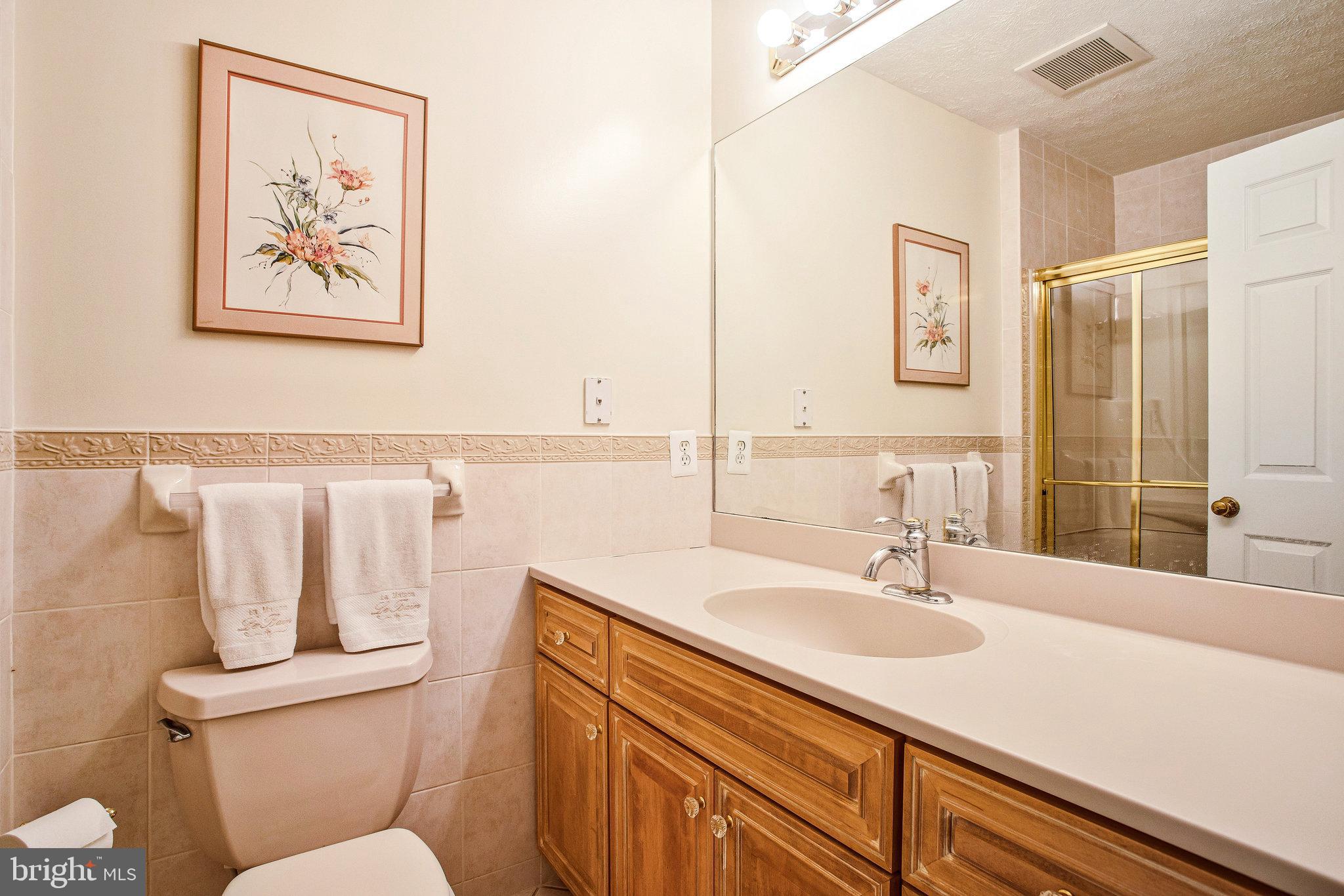 1021 Carson Drive Huntingtown, MD 20639 - Photo 26 of 33 a bathroom with a sink and a mirror
