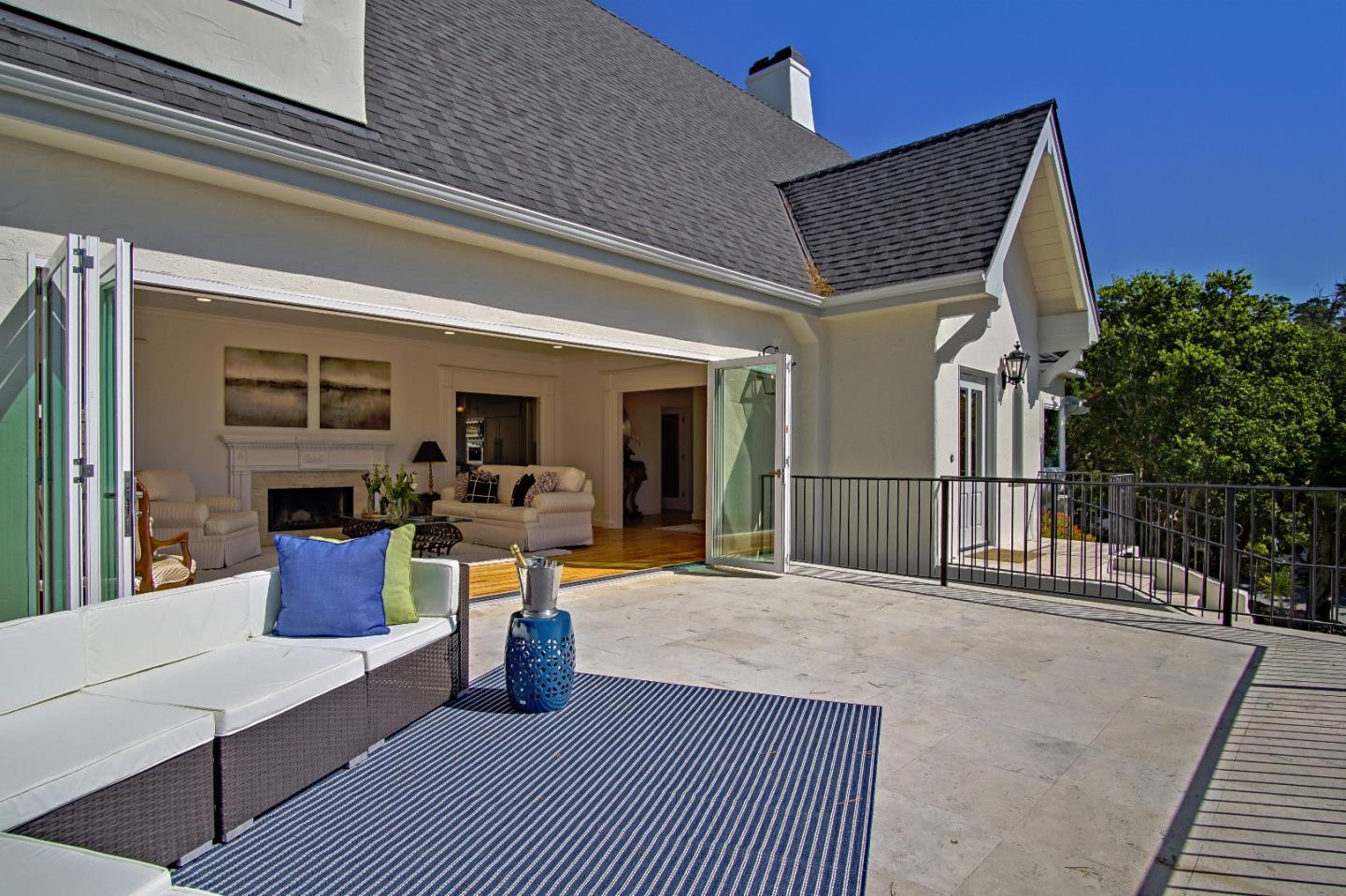 21 Mentone Road Carmel, CA 93923 - Photo 17 of 80 a view of living room kitchen with furniture and flat screen tv