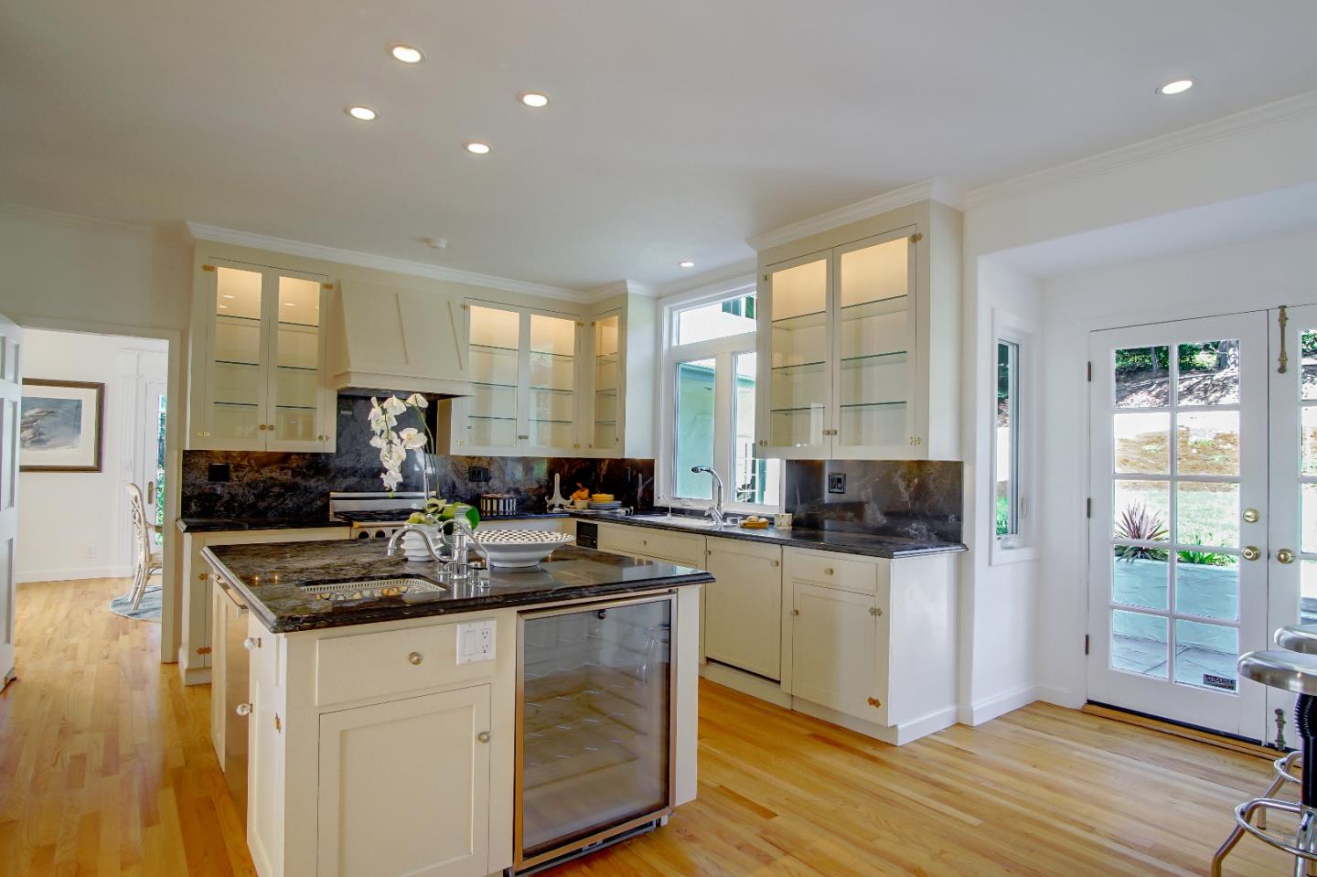 21 Mentone Road Carmel, CA 93923 - Photo 19 of 80 a kitchen with a stove a sink and a refrigerator