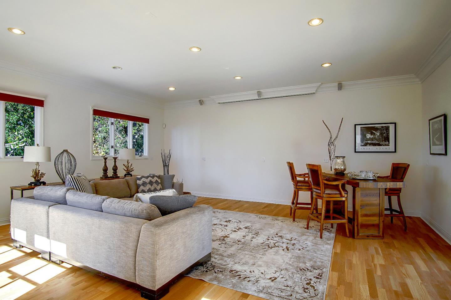 21 Mentone Road Carmel, CA 93923 - Photo 31 of 80 a living room with furniture and wooden floor