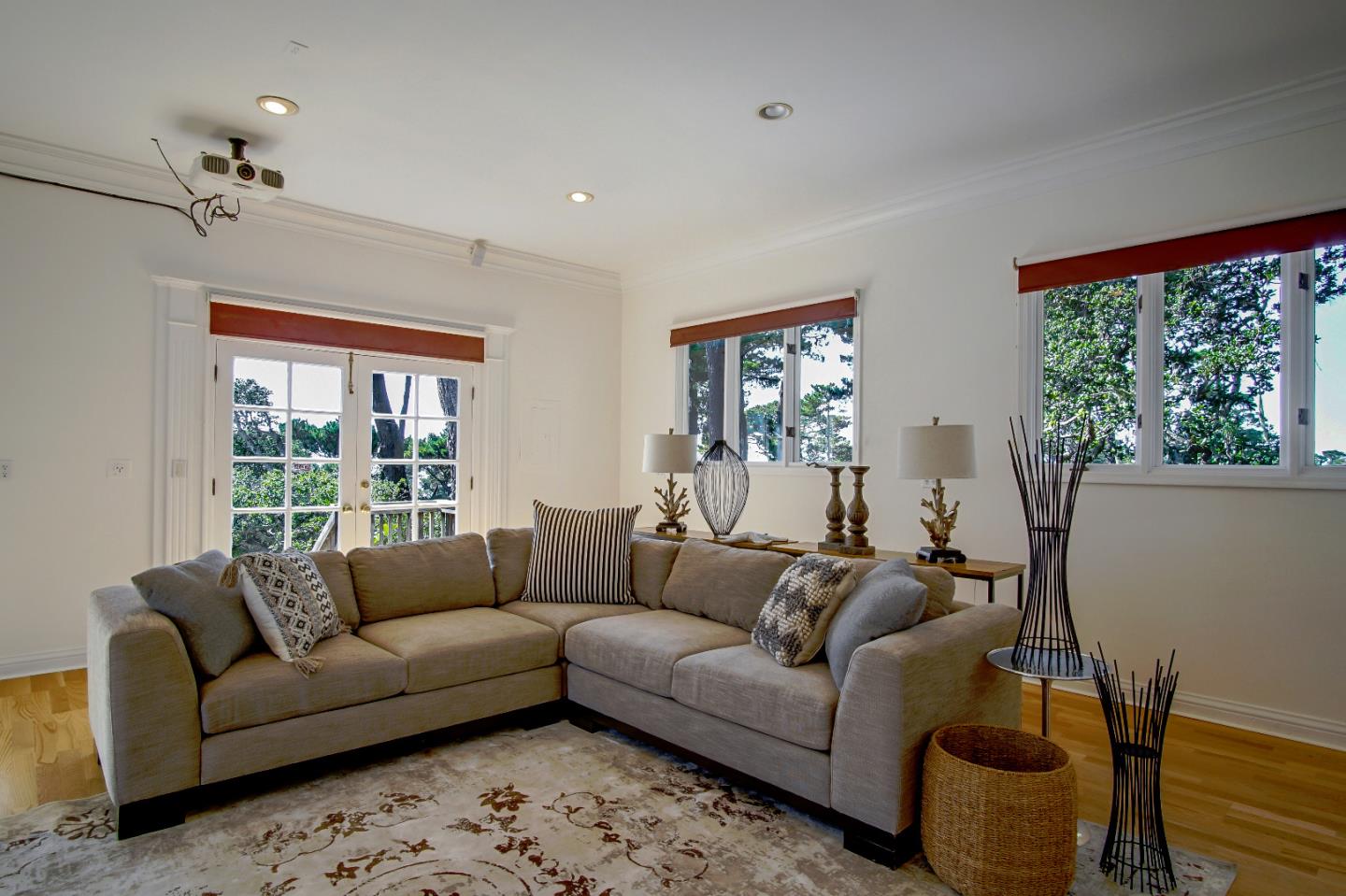 21 Mentone Road Carmel, CA 93923 - Photo 34 of 80 a living room with furniture and a large window
