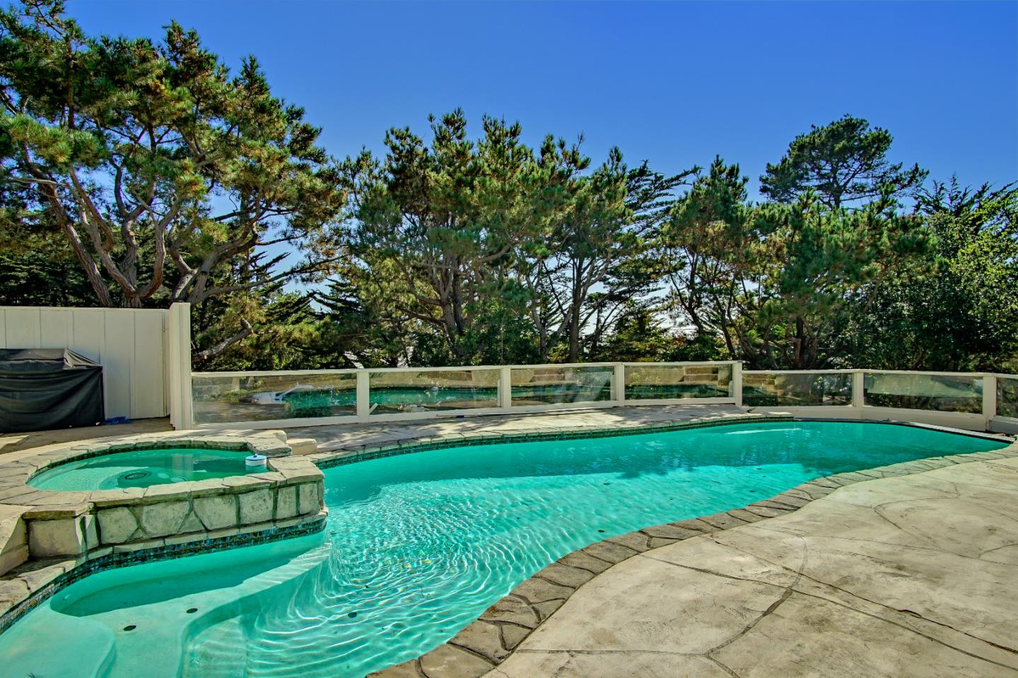 21 Mentone Road Carmel, CA 93923 - Photo 68 of 80 a view of a garden with an outdoor space