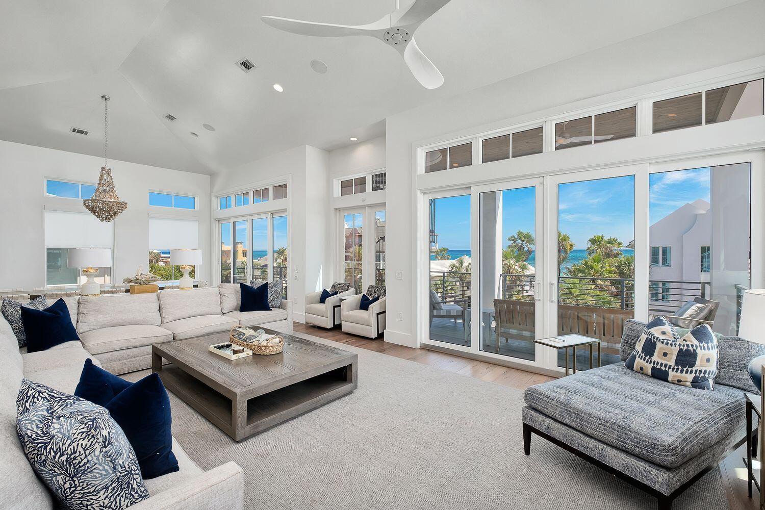 2657 East County Highway 30A Santa Rosa Beach, FL 32459 - Photo 4 of 59 a living room with furniture and a large window