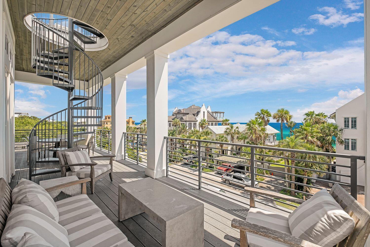 2657 East County Highway 30A Santa Rosa Beach, FL 32459 - Photo 5 of 59 a view of a balcony with furniture