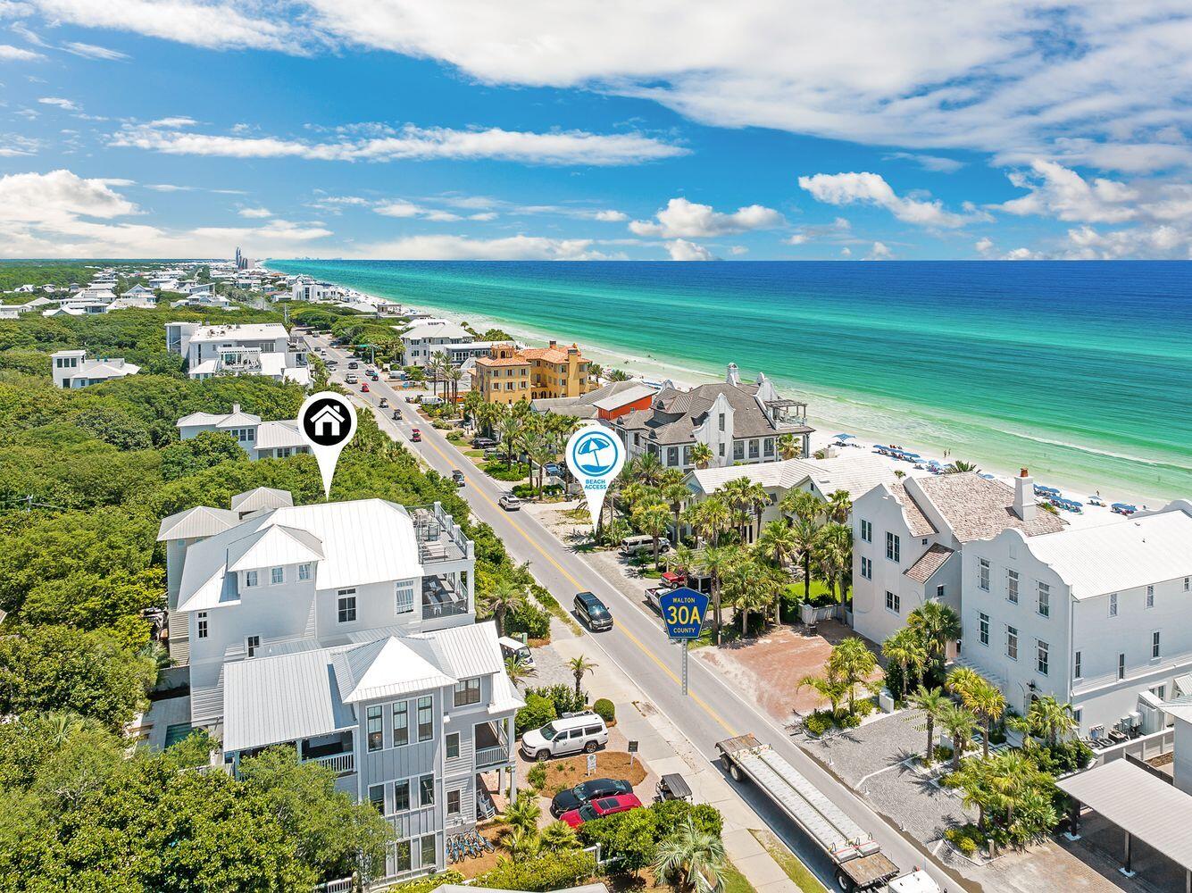 2657 East County Highway 30A Santa Rosa Beach, FL 32459 - Photo 56 of 59 aerial view of a city