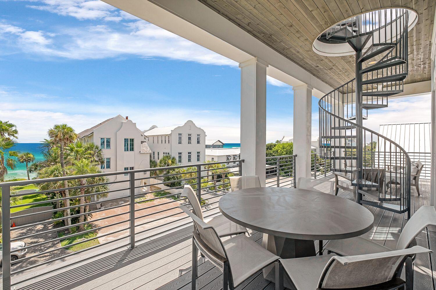 2657 East County Highway 30A Santa Rosa Beach, FL 32459 - Photo 7 of 59 a view of a balcony dining area