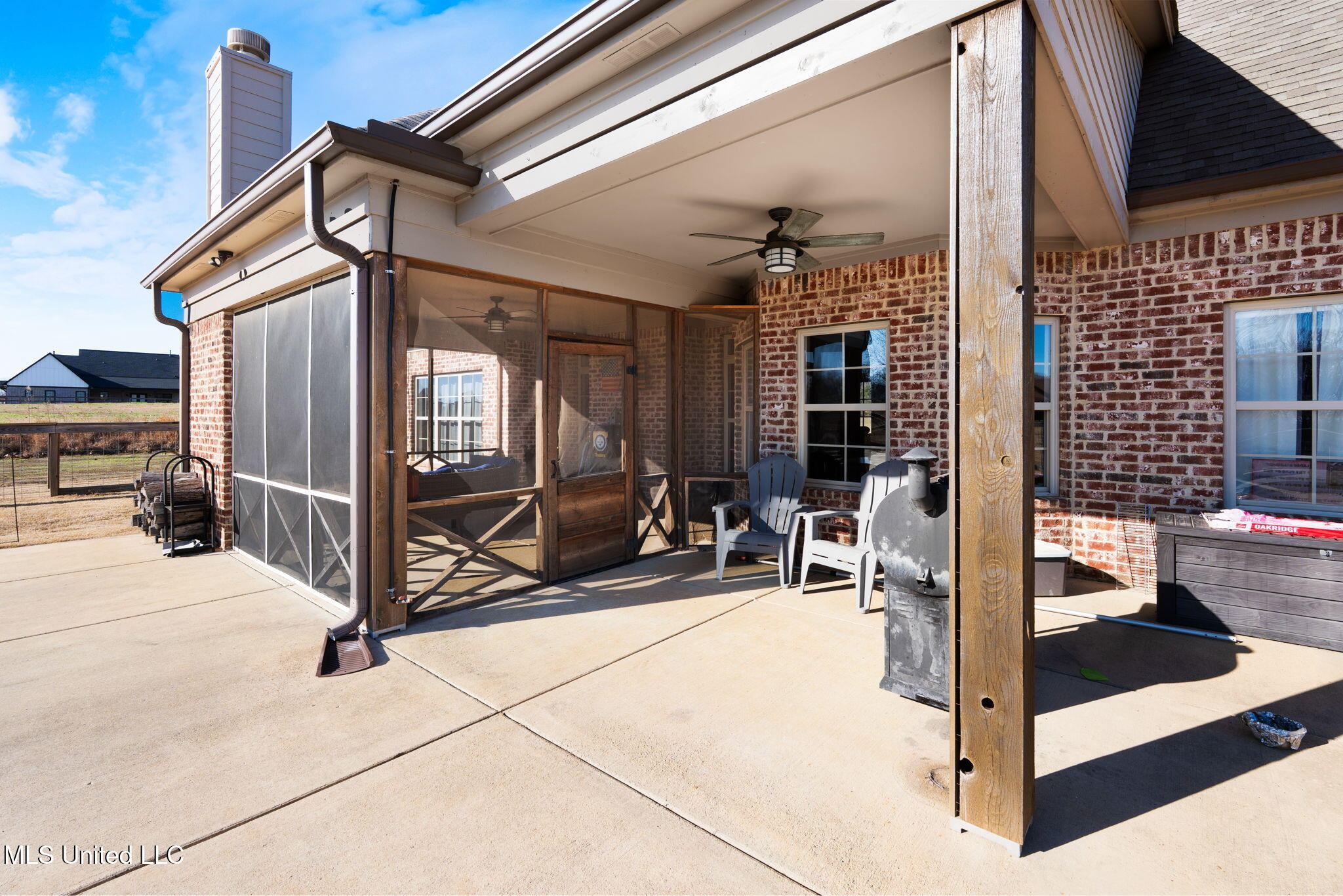 4883 West Oak Grove Road Hernando, MS 38632 - Photo 24 of 36 back view of screened patio