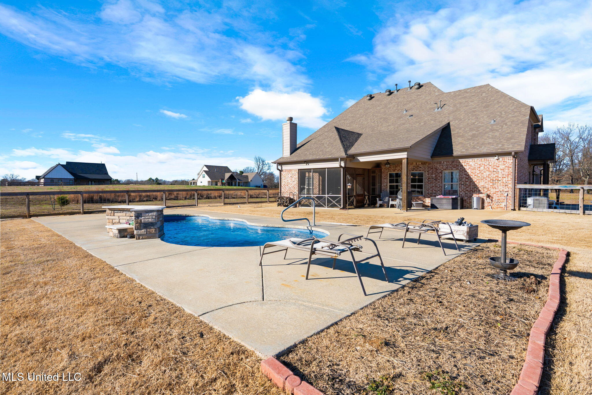4883 West Oak Grove Road Hernando, MS 38632 - Photo 25 of 36 Back yard from pond area