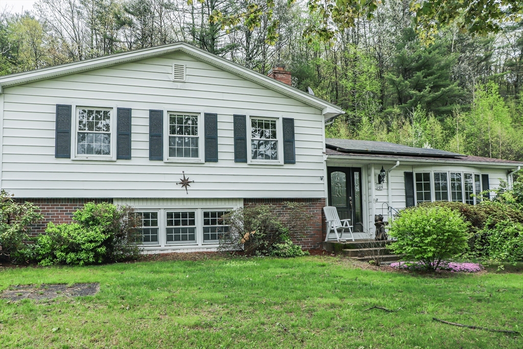 105 Gilbertville Road Ware, MA 01082 - Photo 3 of 41 a front view of a house with a yard