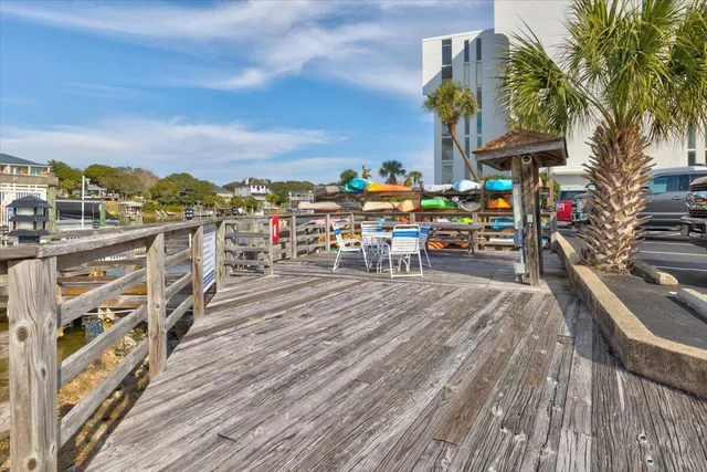 a view of a terrace with sitting area