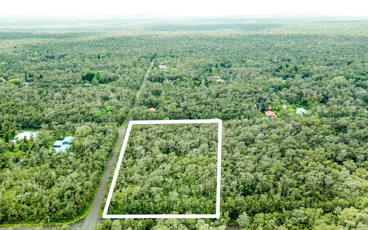 9702 Ruby Avenue Volcano, HI 96785 - Photo 4 of 13 a view of a green field with lots of bushes