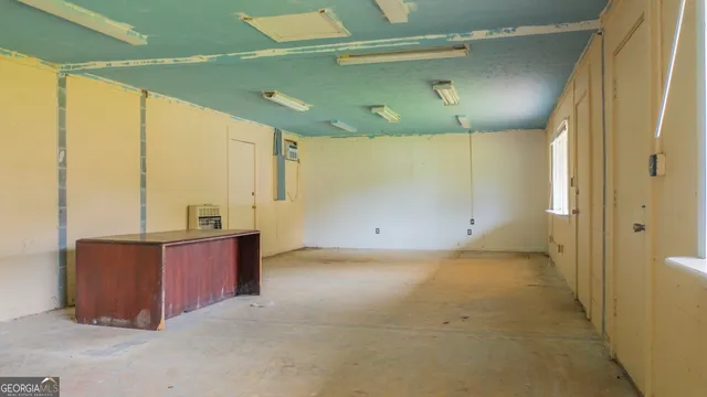 a view of an empty room