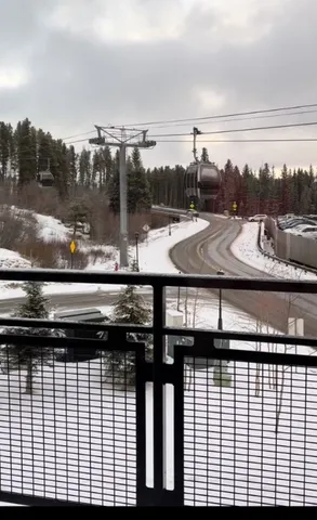 a view of a city from a balcony