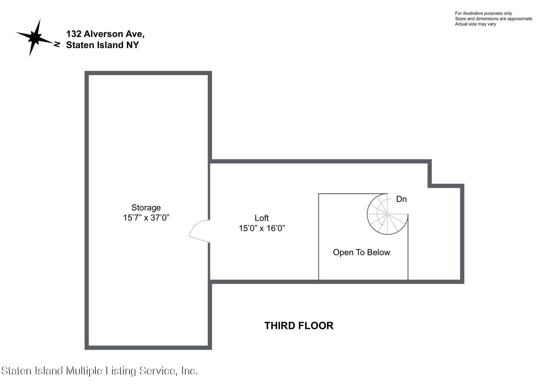 Undisclosed Address Staten Island, NY 10309 - Photo 25 of 27 132 Alverson Ave 3F floorplan