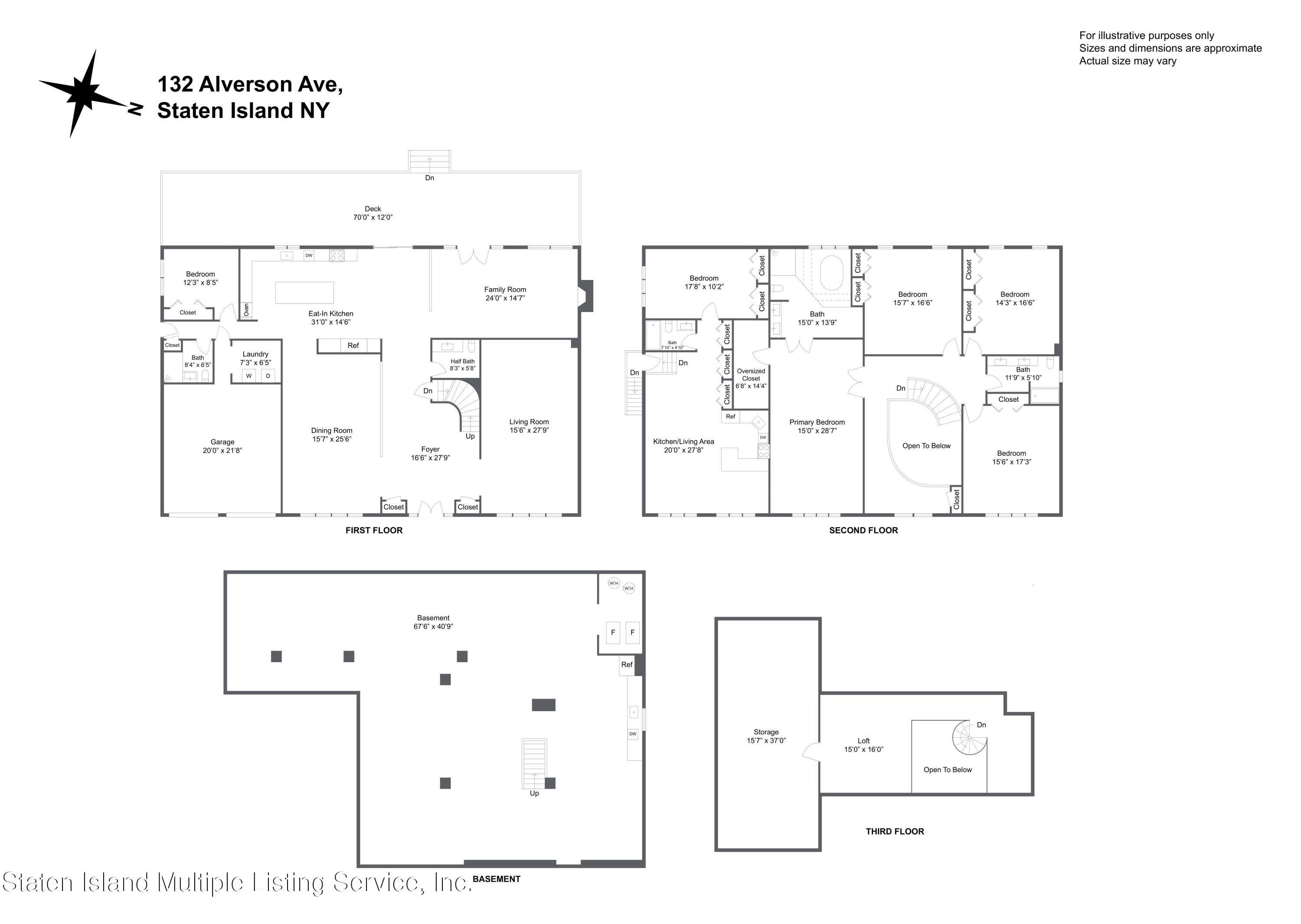 Undisclosed Address Staten Island, NY 10309 - Photo 27 of 27 132 Alverson Ave floorplan