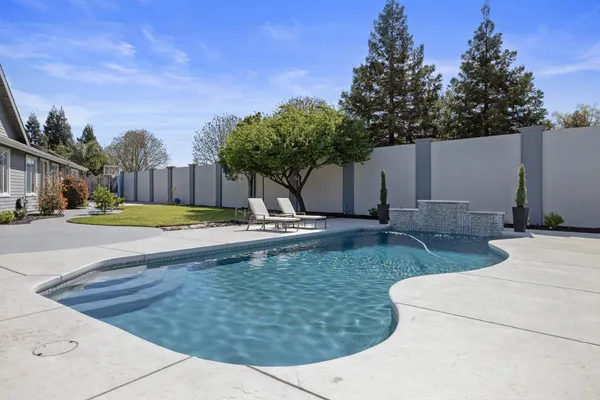 a view of an empty room with a balcony