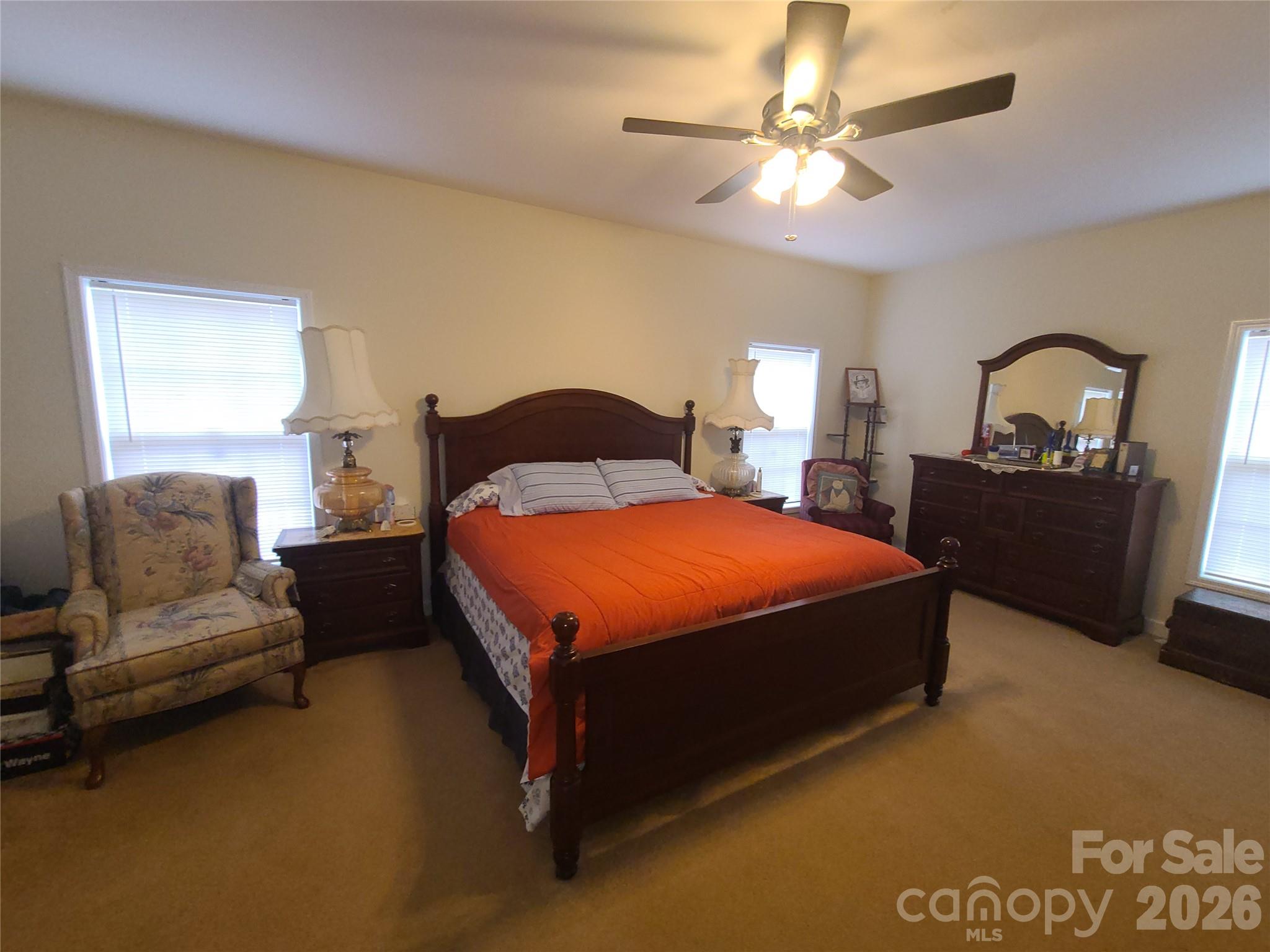 1638 Bess Town Road Bessemer City, NC 28016 - Photo 21 of 31 a bed room with a bed and a couch