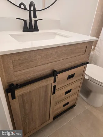 a close view of closet