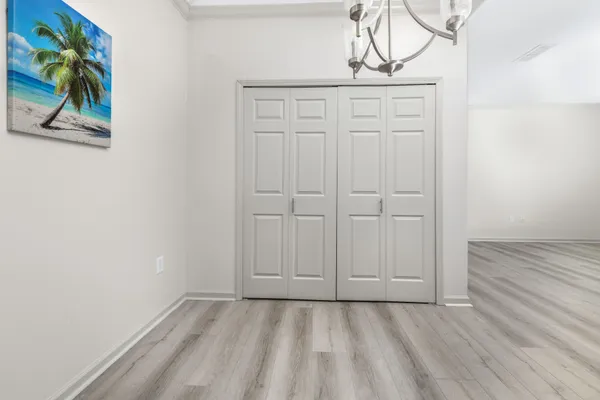 a view of a closet