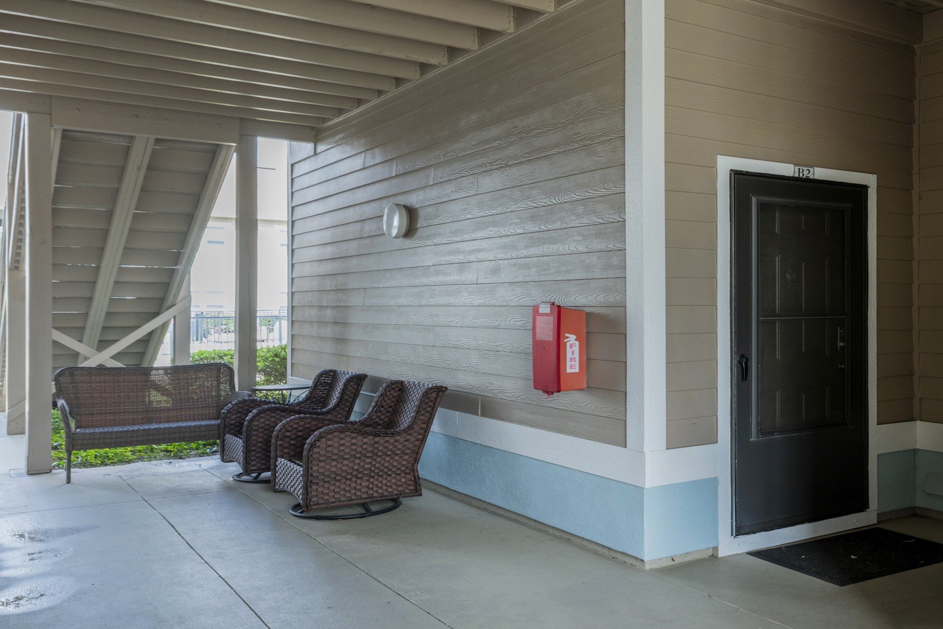 1601 Nectarine Street, Unit B2 Fernandina Beach, FL 32034 - Photo 27 of 46 a building outdoor space with patio furniture