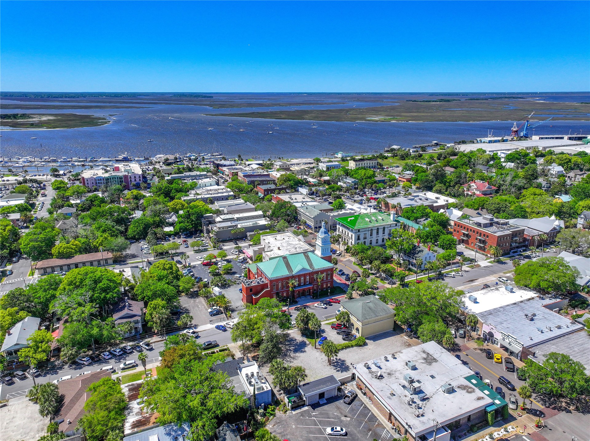 1601 Nectarine Street, Unit B2 Fernandina Beach, FL 32034 - Photo 44 of 46 a view of a city with an ocean