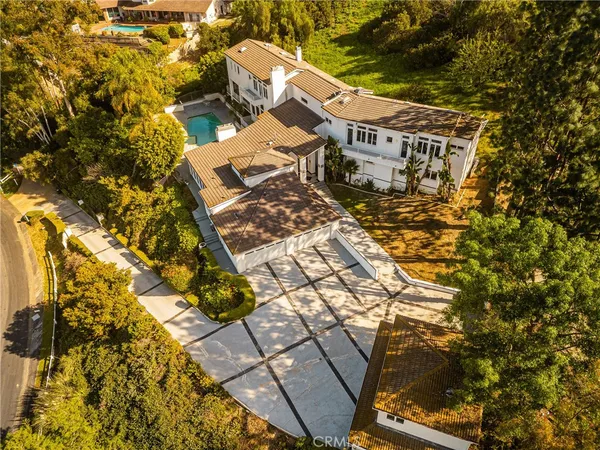 a view of a house with a ocean view