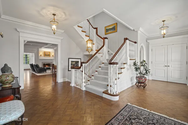 a view of entryway and hall