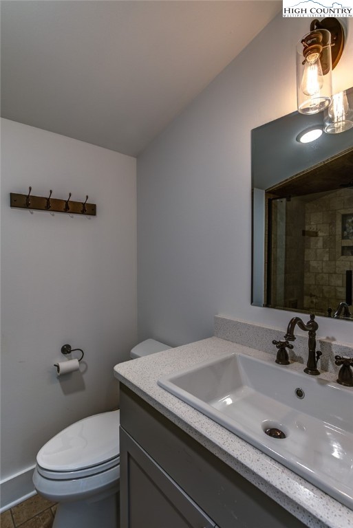 2388 Carsonville Road Independence, VA 24348 - Photo 31 of 50 a bathroom with a sink a toilet and mirror