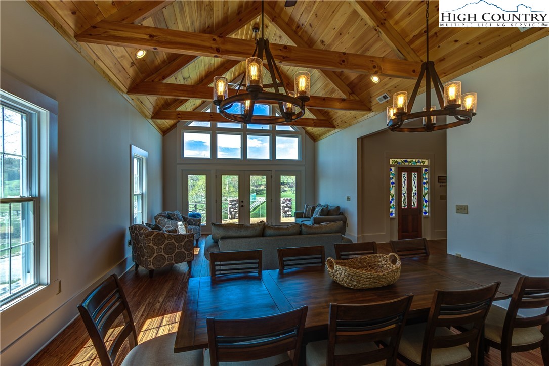 2388 Carsonville Road Independence, VA 24348 - Photo 5 of 50 a view of a dining room with furniture window and outside view