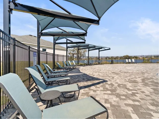 a view of balcony with outdoor seating