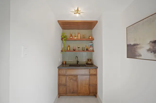 a room with storage and utility