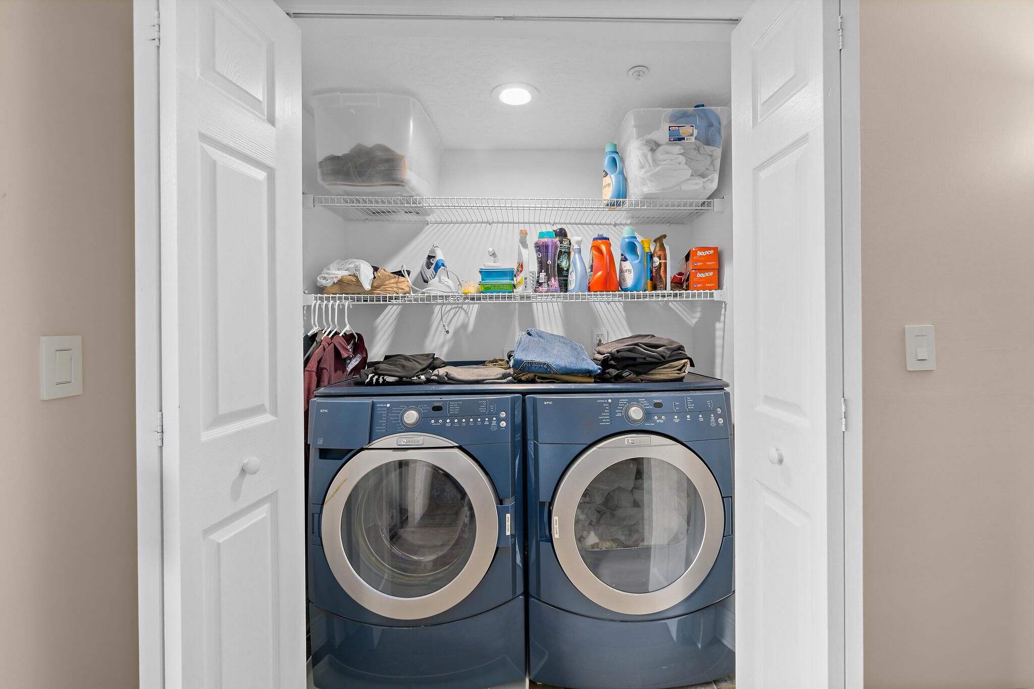 7667 North Wickham Road, Unit 511 Melbourne, FL 32940 - Photo 27 of 48 a utility room with dryer and washer