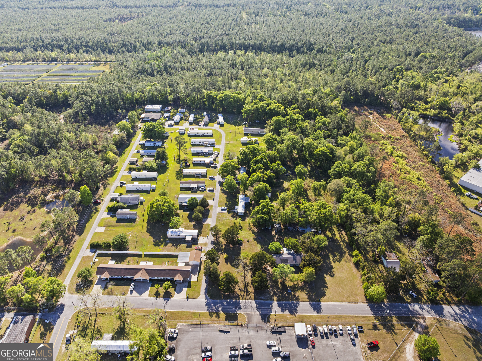 227 Bell Telephone Road Hazlehurst, GA 31539 - Photo 3 of 20 an aerial view of residential houses with outdoor space