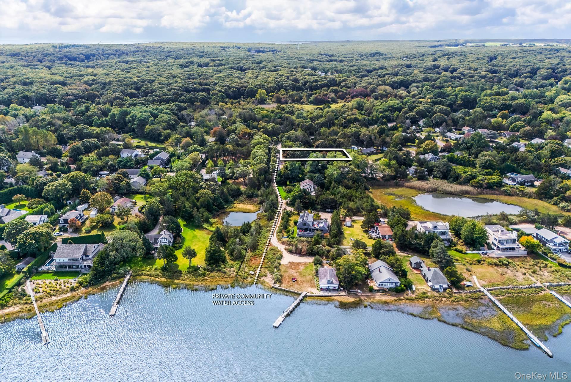 7 Sims Avenue Sag Harbor, NY 11963 - Photo 2 of 30 an aerial view of a houses with a swimming pool