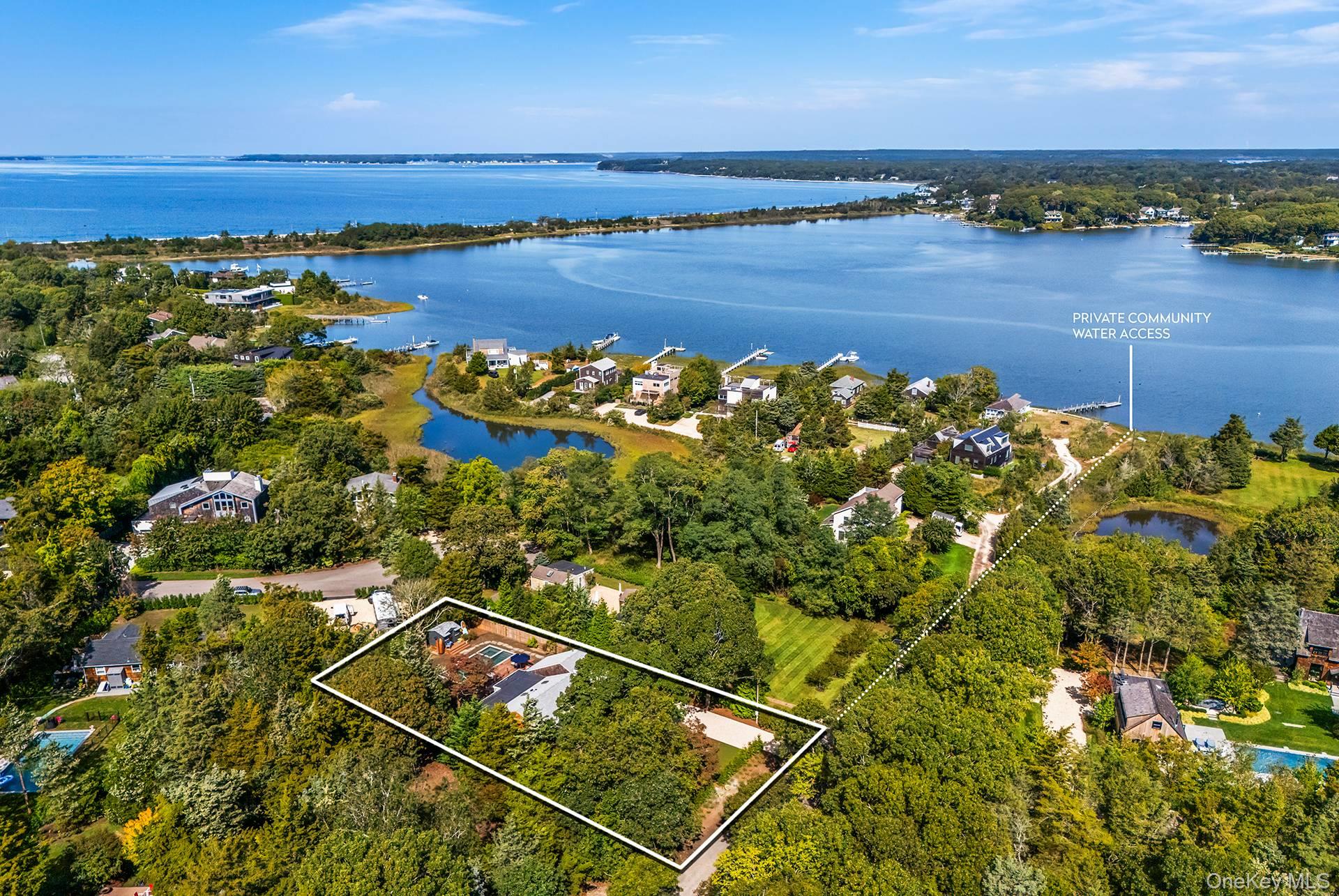 7 Sims Avenue Sag Harbor, NY 11963 - Photo 3 of 30 a view of a lake