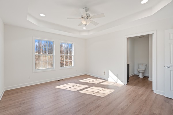 5805 Washer Road Lyles, TN 37098 - Photo 17 of 44 a view of empty room with wooden floor and fan