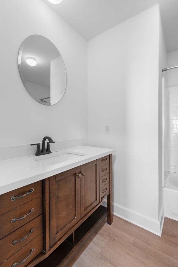 5805 Washer Road Lyles, TN 37098 - Photo 22 of 44 a bathroom with a sink and a mirror