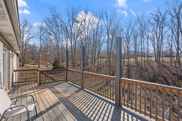 5805 Washer Road Lyles, TN 37098 - Photo 27 of 44 a view of balcony with wooden floor and fence