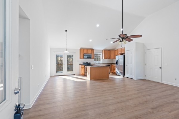 5805 Washer Road Lyles, TN 37098 - Photo 5 of 44 a view of a kitchen with a sink wooden floor and a window