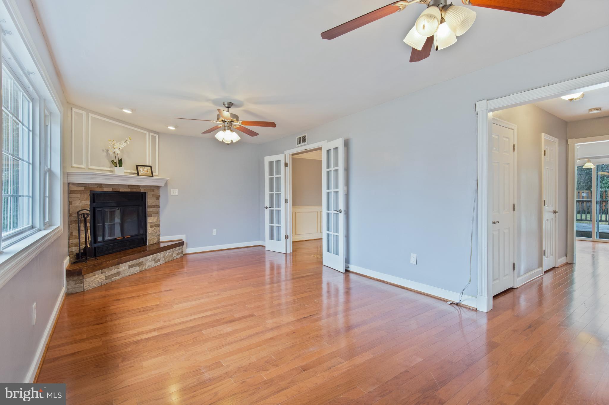 4509 Rising Lane Bowie, MD 20715 - Photo 4 of 30 Family Room w/wood burning FP